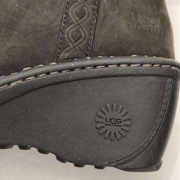 UGG WINTER WEDGED KNIT BOOTS WOMENS SIZE 6 - Picture 11 of 14